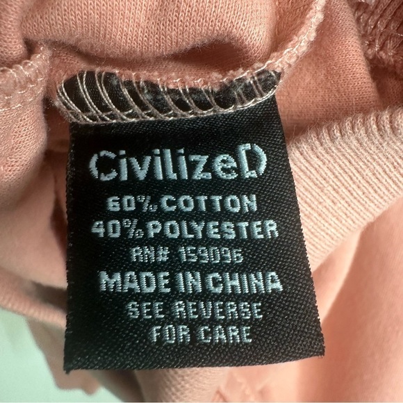 Civilized Clothing Hoodie Size Medium Embroidered Velvet Teddy Bear Pink Y2K - Picture 7 of 10
